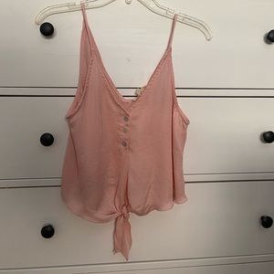 L.A. Hearts front knot tank top